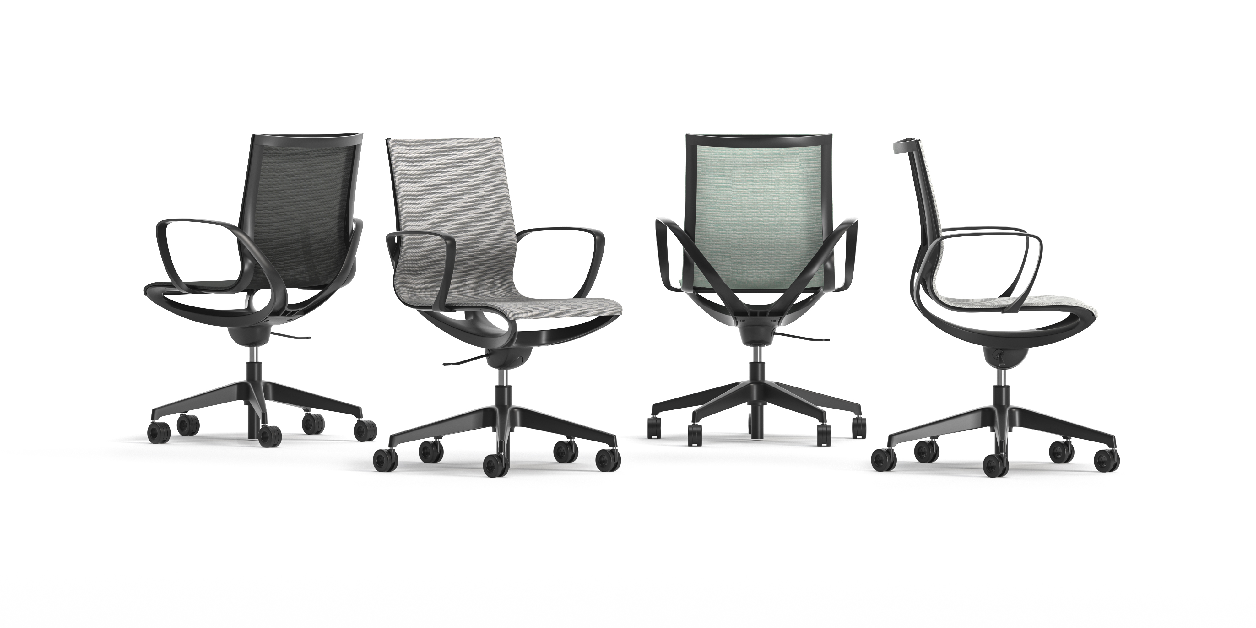 Full Mesh Color Options with White Frame